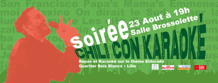 Baniere soirée chili con karaoké